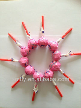 Yogurt whistle lollipop