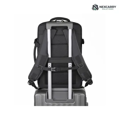 USB charging business backpack expandable backpack