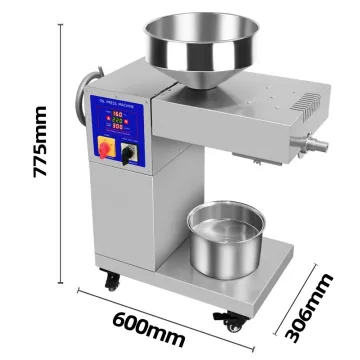 Commercial Mini Oil Press Machine Sunflower Oil Press Cold Press Oil Machine with Temperature Control