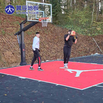 Discount Basketball Flooring - Indoor/Outdoor Half Court Sales