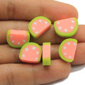 Χαριτωμένο σχέδιο 3D Καρπούζι Kawaii Crafts Cabochons 15 * 10 * 5mm Επίπεδα Πίσω Πλαστικά Αυτοκόλλητα Φτηνές Αξεσουάρ Διακόσμησης DIY