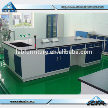 HIGH GRADE New Design Laboratory work bench floor mounted island/ wall bench