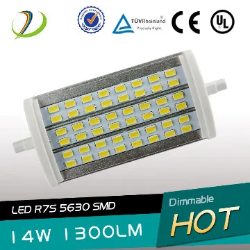 R7S 118mm LED CRI>83 85-265V 2835SMD halogen R7S Replacement LED R7S