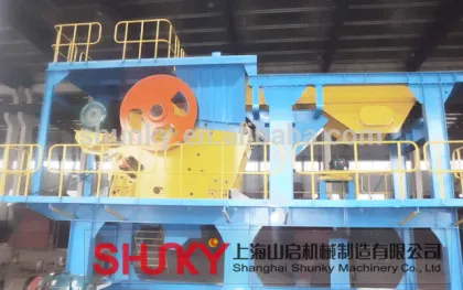 high quality komatsu mobile jaw crusher