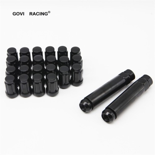 Schwarze Radmuttern M12 x1.25 für Gieß