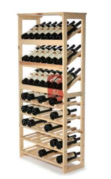 8 Layer Eco-friendly Wooden Display Stands Wine Holder For Store
