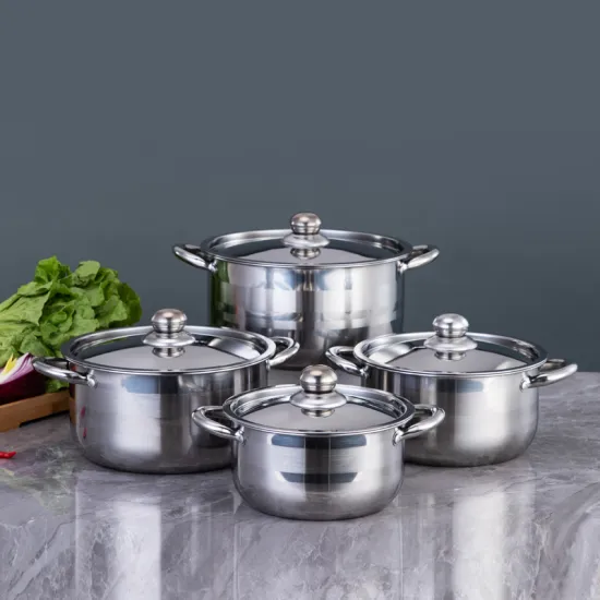 410 Stainless Steel Cookware Sets: Versatile Pots & Non-Stick Frying Pans