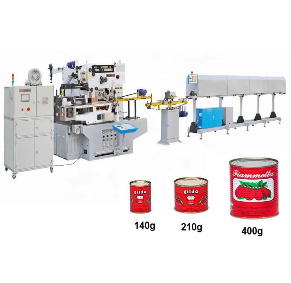 паста банки сухое молоко машина для упаковки жестяных банок