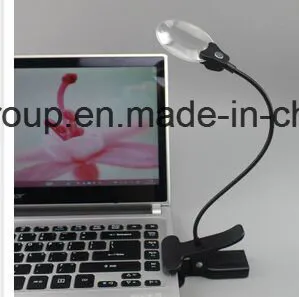 Multi-Purpose Magnifier LED Magnifier Glasses Desk Table Reading Lamp Light with USB