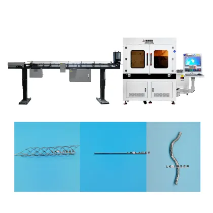 Assembly Line Medical Heart Stent Laser Cutting Machine