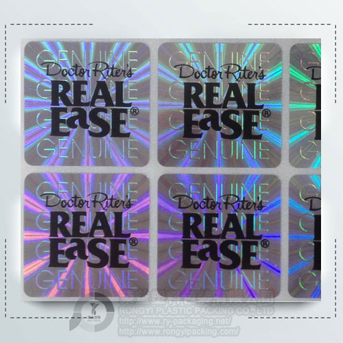 Custom Clear Printing Laser Foil Label 