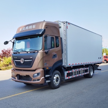 Dongfeng Tianjin 6.8m Camión refrigerado para carga fresca
