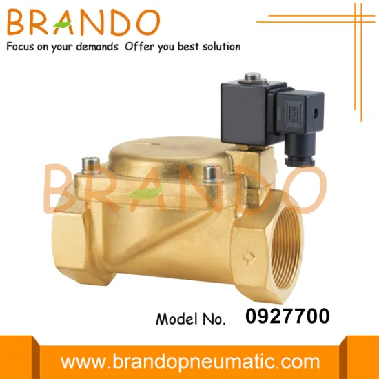 0927700 2'' NC Air Compressor Brass Solenoid Valve