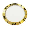 Gold Aluminum Bezel Insert For Watch