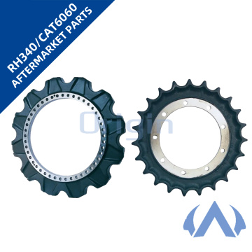 Excavatrice Sprocket de route de roulement pour CAT 6060