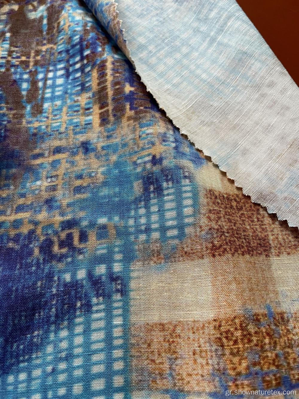 Το Tencil Rayon Linen Print Fabric για το φόρεμα της Lady&#39;s S/S