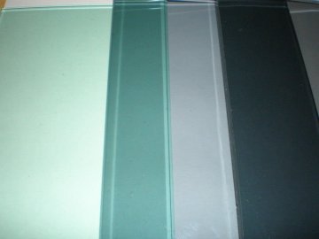 tinted glass (grey and dark grey glass)