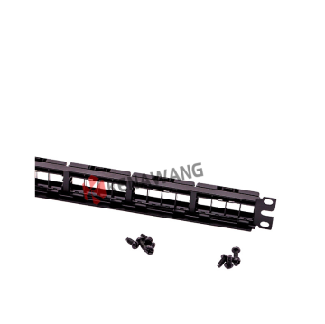 Hot Rj45 Socket 8p8c Lan Patch Panel 24 Port 19inch 1u Networking Patch Panel Cat6 Cat5e Utp Patch Panel