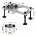 Metal Stand Elevated Dog Bowls for Large Dogs