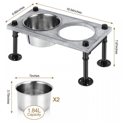 Metal Stand surélevé des bols pour chiens pour les gros chiens