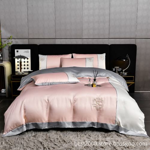 High-End Affordable Luxury 60 Piece Contrast Color Cotton Quilt Set