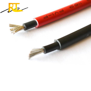 สายเคเบิลพลังงานแสงอาทิตย์ไฟฟ้าสีแดง XLPO/XLPE ฉนวนกันความร้อน PV