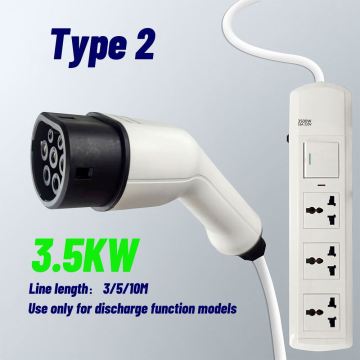 V2L TIPO 2 CAVO EV EV EV Tipo 2 con scarico