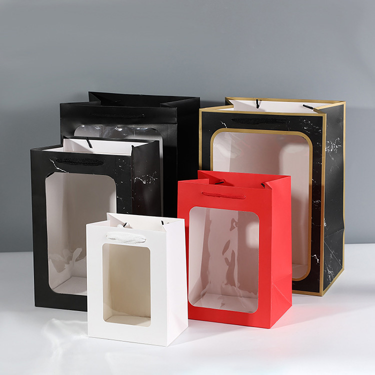 Paper Bags With Clear Window