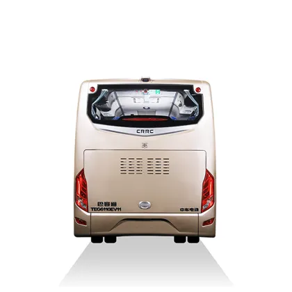 New China Bus: Electric Coach Bus with 450KM Mileage and Pneumatic Swing Door for Dedicated Passenger Lines