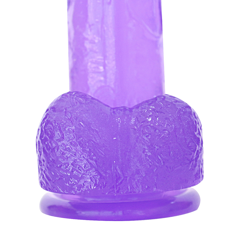 OEM Premium Erotic TPE Purple Manual Penis Toy
