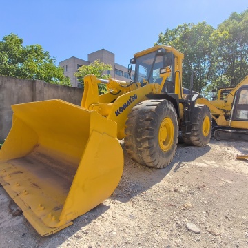 Gebruikte Komatsu WA470 -lader te koop in China met originele apparatuur en goede prestaties
