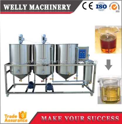 Factory Price Small Scale Palm Oil Refining Machinery for Sale