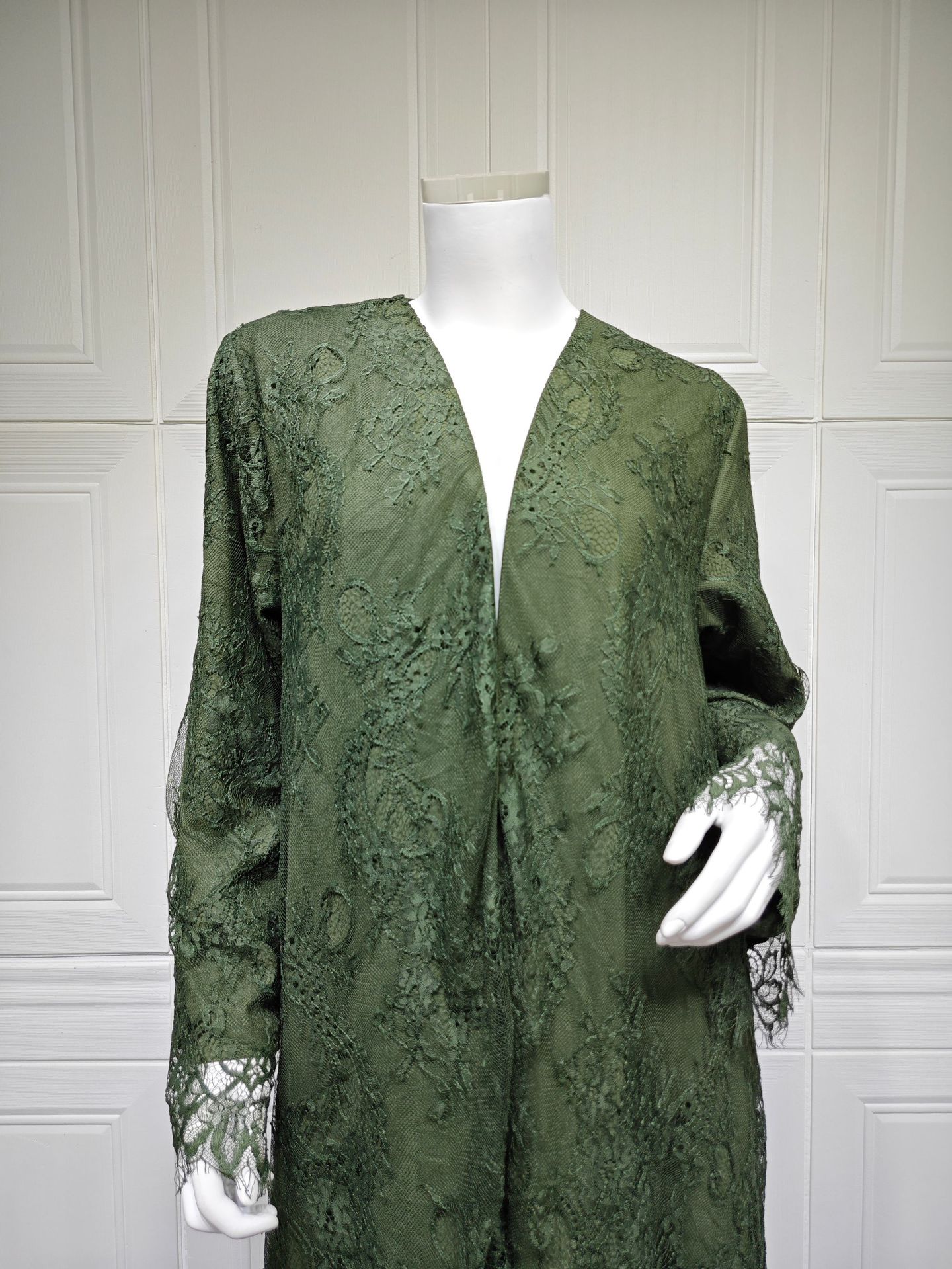 Lace Abaya Cardigan MQ281 (12)