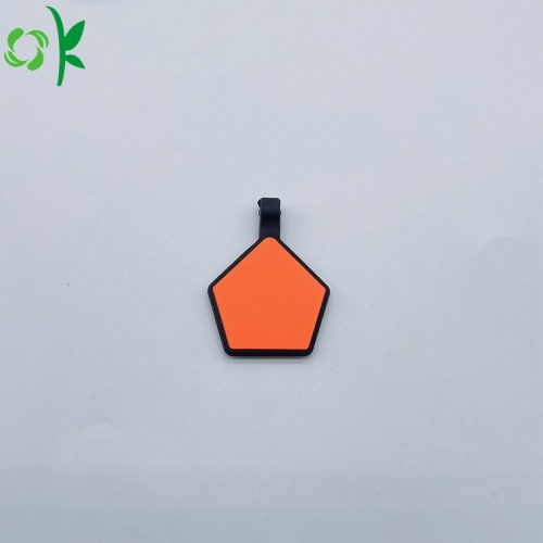 Thẻ chó treo cổ đồ chơi thú cưng silicone