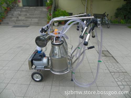 BAIMVO BAIMUWANG High-Efficiency Portable Mobile Cow Milking Machine for Dairy Farms