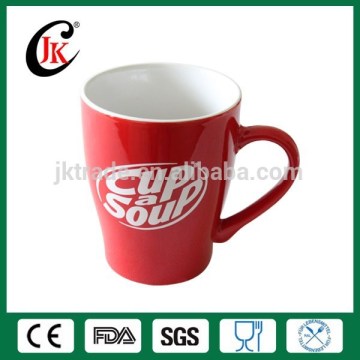 Hot sale logo artwork printing customised promotional porcelain advertising mug for coffee