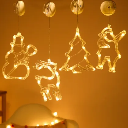 LED Christmas Decorative Suction Cup Light
