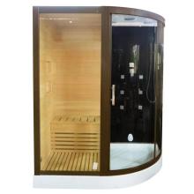 Shower room steam sauna shower combination