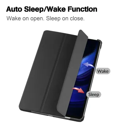 PU Leather Tri-fold Case for Xiaomi Mi Pad 6 11.2 inch 2023