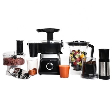 265801 450W 7-in-1 Multifunctional Food Processor Blender with Meat Grinder: Electric Kitchen Appliance for Versatile Cooking Needs