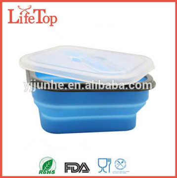 Premium Silicone Kids Food Storage with Two Compartments