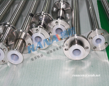 DN100 PFA lined Steel pipe 4 inch x2000mm