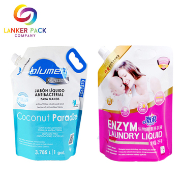 High Barrier Custom Resealable Standing Pouch για απορρυπαντικό