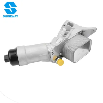 Shine Way 11428596283 Gasket Aluminum Engine Oil Cooler Filter Housing for BMW F Series