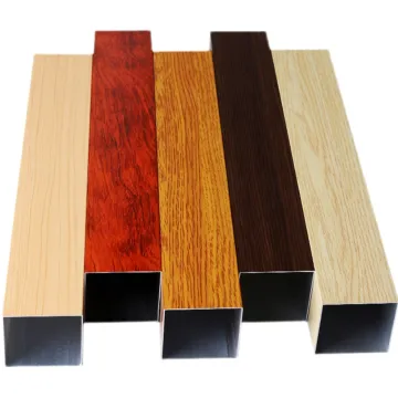 Factory Price Customized Wooden Grain Aluminium Profile for Kitchen Cabinets