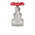 Válvula de referencia de acero inoxidable duradera con extremos roscados
