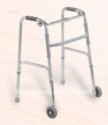 medical foldable walker with wheel