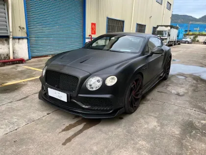Bentley Continental Carbon Fiber Body Kit: MSY-Style Front, Rear Bumper, Spoiler, and Hoods