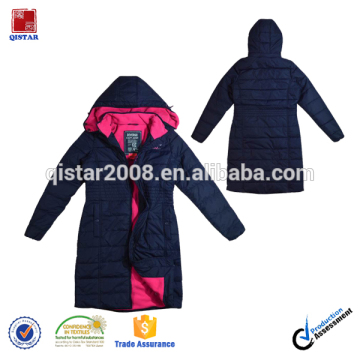 Popular Winter Women's Lightweight Long Jacket With Polar Fleece Lined