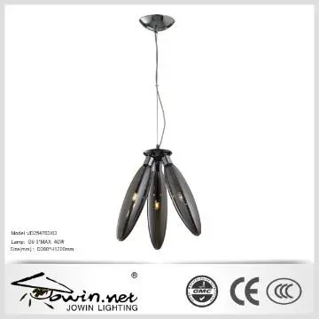 Smoke Grey Glass Pendant Fixture Lighting